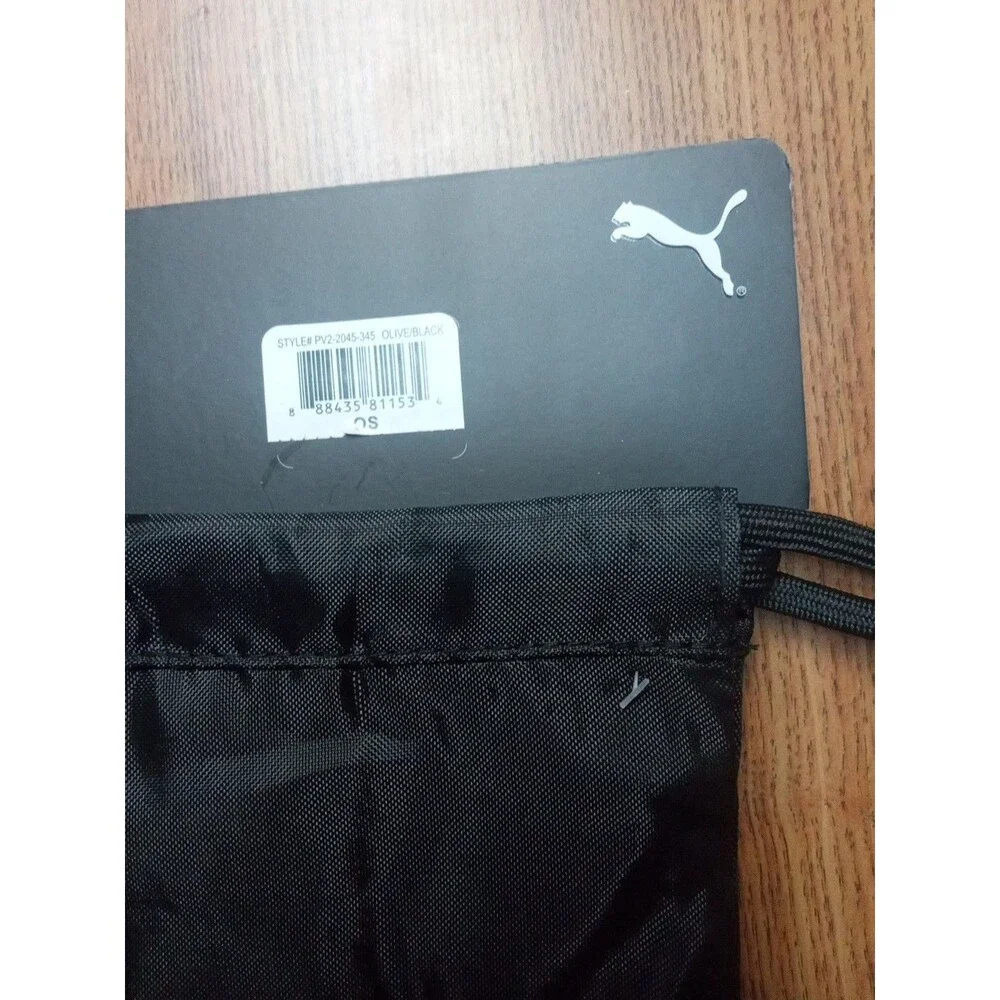Puma Equivlance Carrysack Black Green And Gold 18